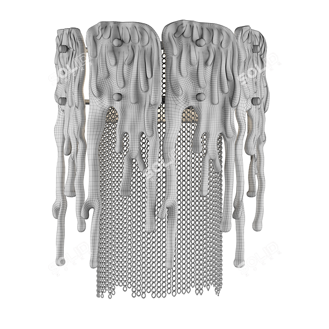 Elegant Ester Wall Sconce: Odeon Light 3D model image 2