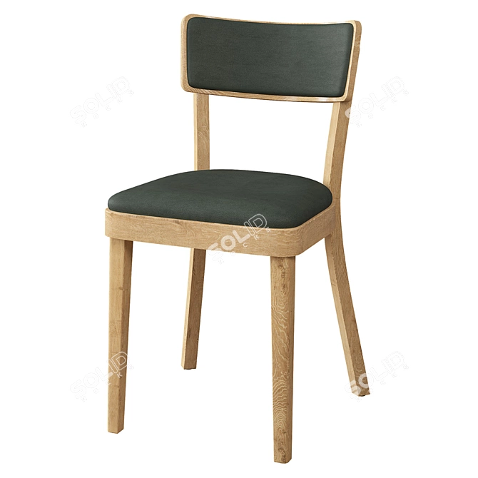 Fameg A-9449 Solid Chair: Sleek Design, Comfortable Seating 3D model image 1