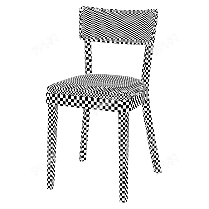 Fameg A-9449 Solid Chair: Sleek Design, Comfortable Seating 3D model image 2