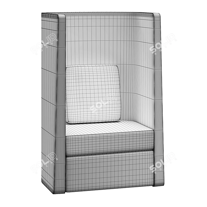 Elevate Your Space: Herman Miller Busby Chair 3D model image 3