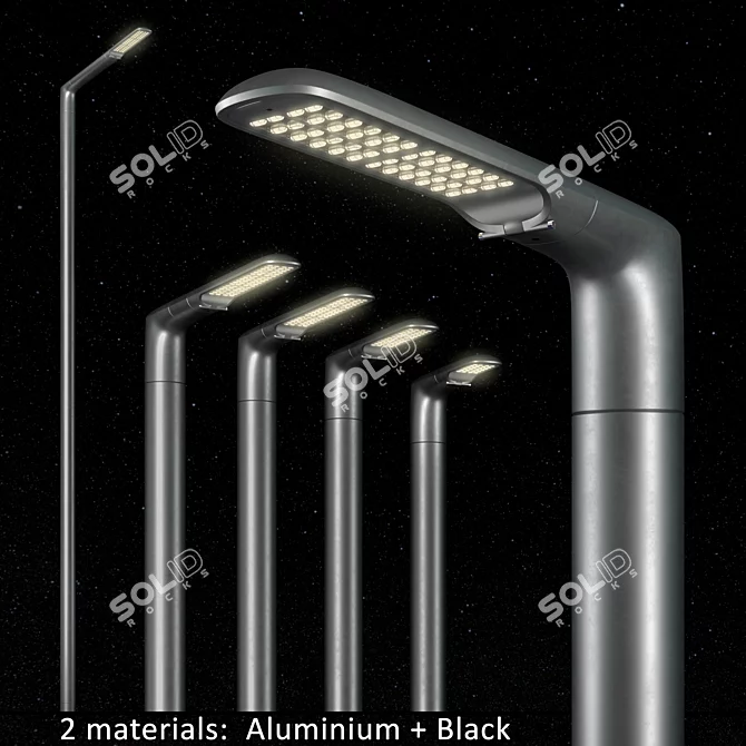 SNOP Streetlamps: Modern Illumination Solution 3D model image 2