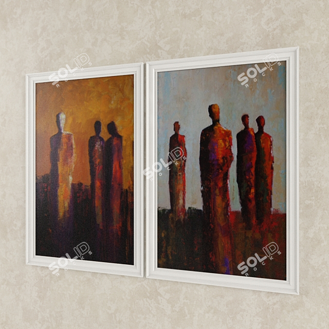 Timeless Memories Picture Frame 3D model image 2