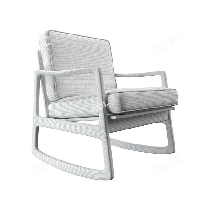  Sleek Venus Chair - 2011 Millimeter Units 3D model image 2