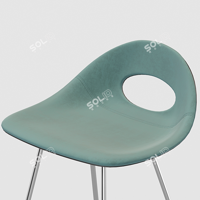 Say O Metal Bar Stool 3D model image 2