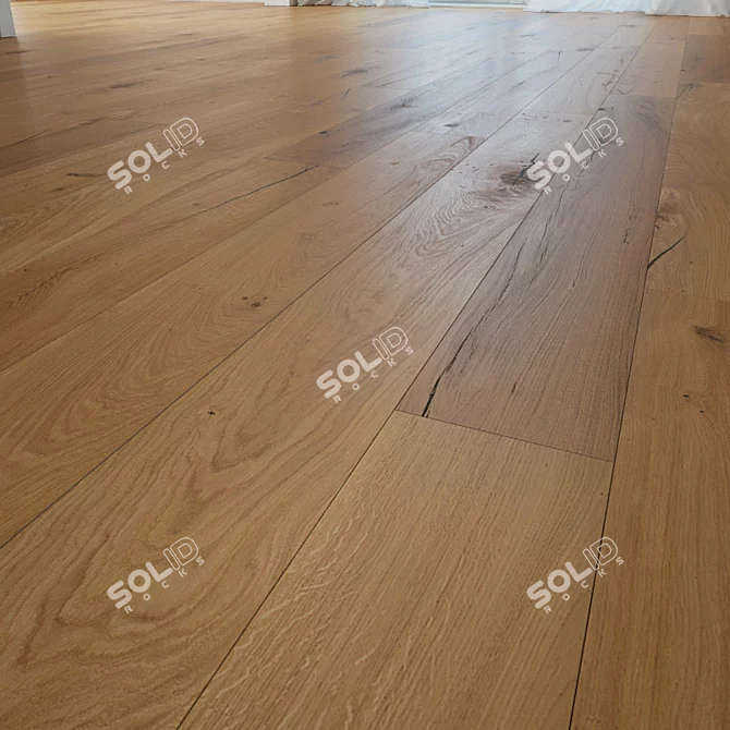 Swalbard Oak Wood Flooring 3D model image 1