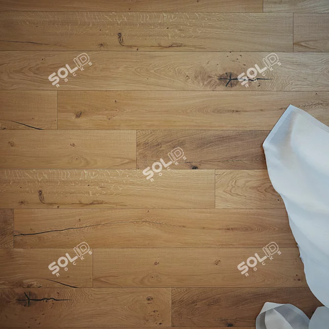 Swalbard Oak Wood Flooring 3D model image 2