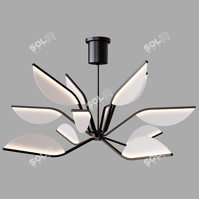 Belterra Blossom Chandelier 3D model image 1