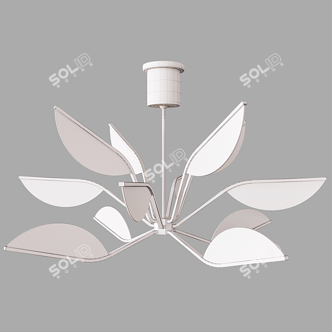 Belterra Blossom Chandelier 3D model image 2