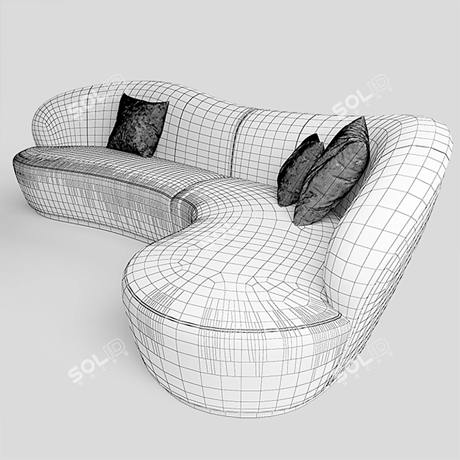 Ignacio Modular Sofa: Versatile Comfort in Every Configuration 3D model image 3