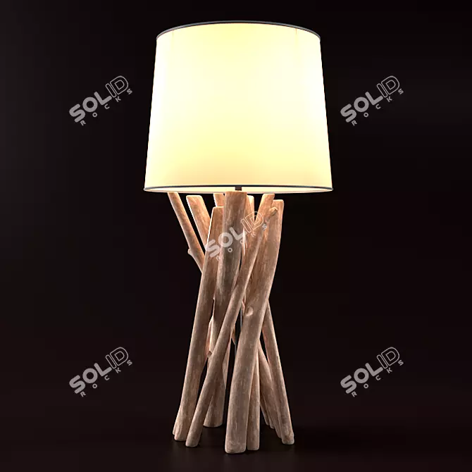 IllumaMax: Stylish 3D Lamp 3D model image 1