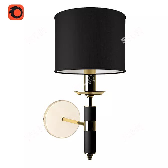 Kutek Mood Modesto Sconce 3D model image 1