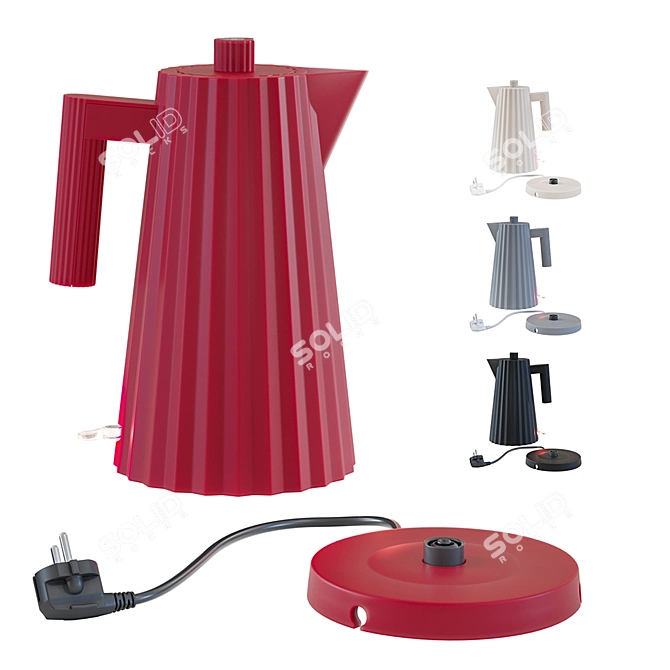 Sculptural Electric Kettle 3D model image 7