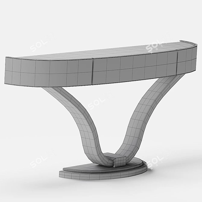 Valentina Console: Elegant Coffee & Side Tables 3D model image 3