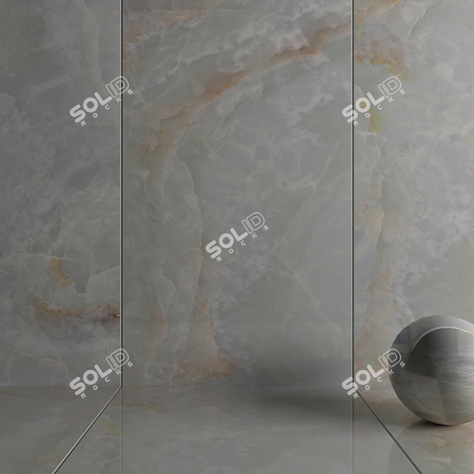 White Onix Wall Tiles: HD Multi-Texture Collection 3D model image 3