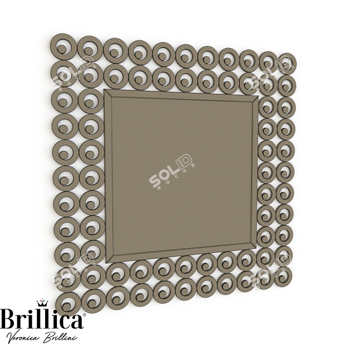 Italian Style Mirror - Brillica BL886 3D model image 2