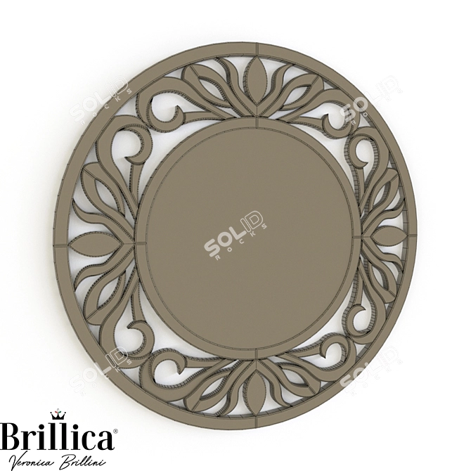 Sophisticated Style Mirror - Brillica BL1000 3D model image 2