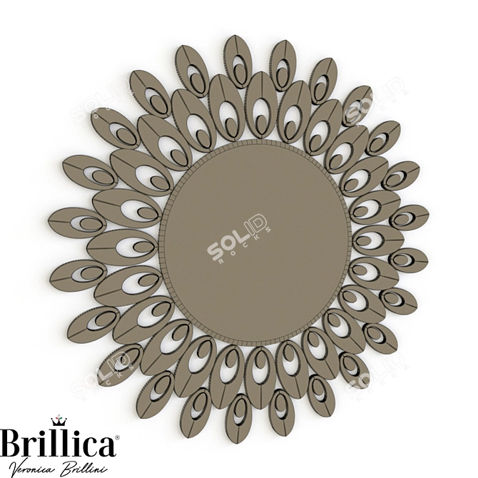 Brillica BL900 - Premium Italian Interior Mirror 3D model image 2