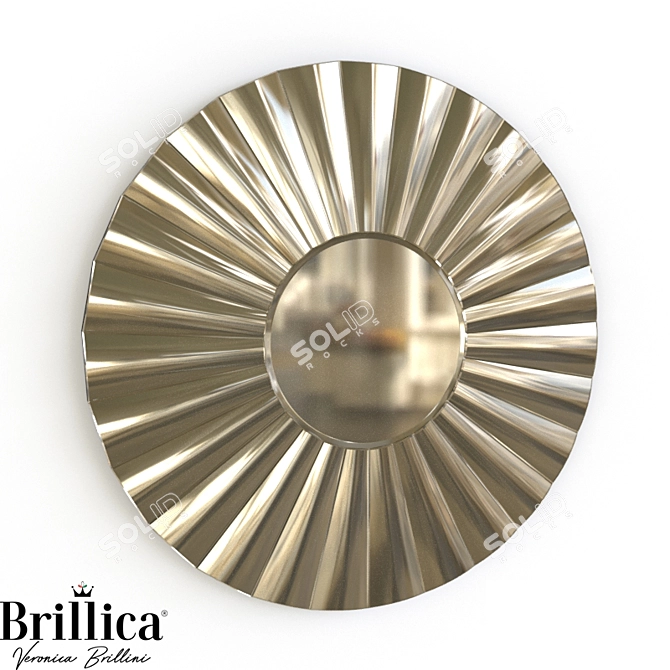 Brillica BL895 Modern Mirror 3D model image 1