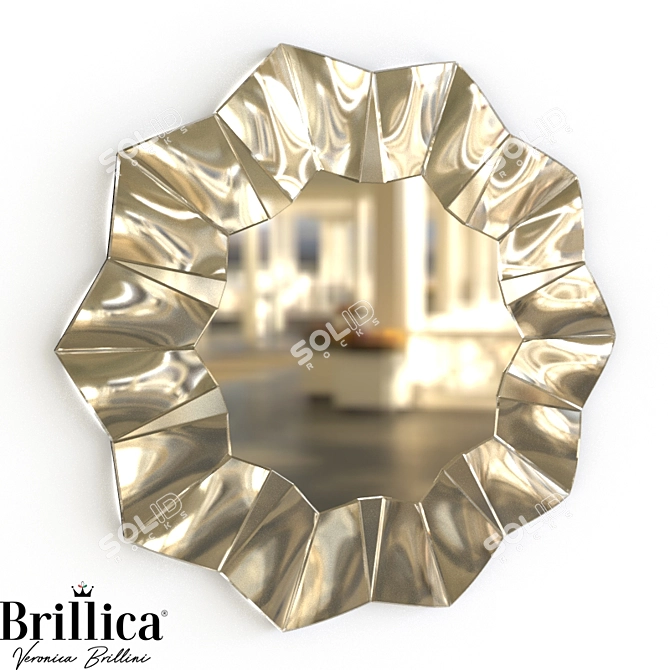 Brillica BL900: Italian Style Mirror 3D model image 1