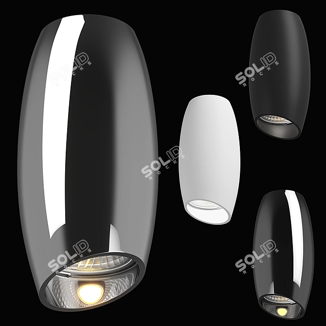 21446x Ballo Lightstar: Stylish Decorative Spot Light 3D model image 2