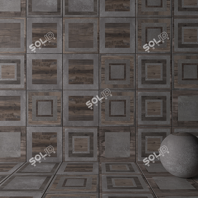 Game Smoke Wall & Floor Tiles - HD, Multi-texture 3D model image 2