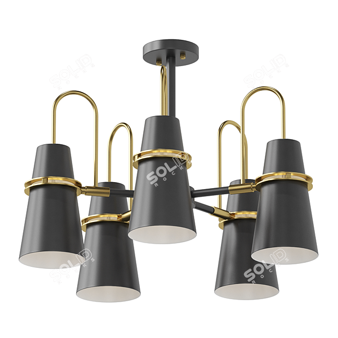 Title: Reinar A 5 - Modern Postmodern Lamp 3D model image 1