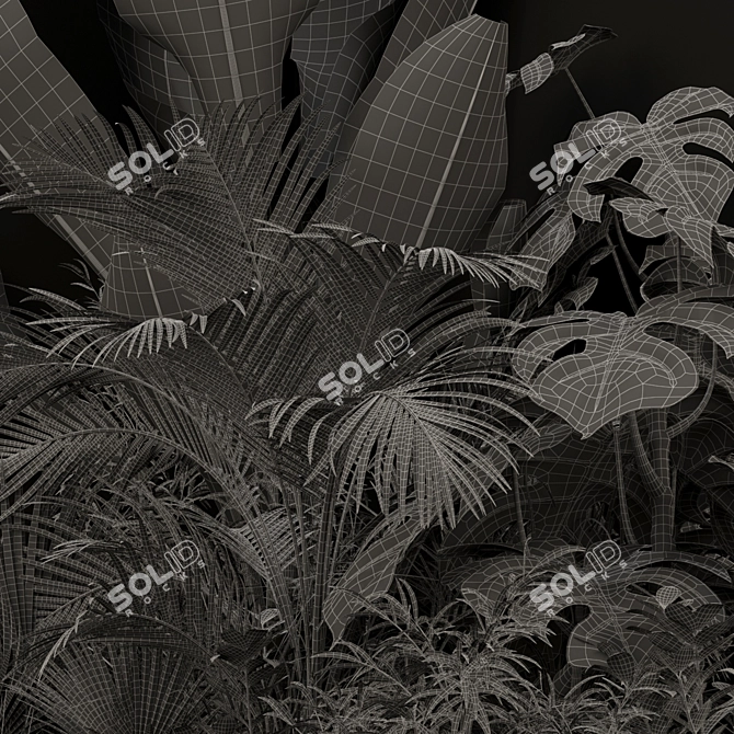 Bohemian Botanical Bliss 3D model image 3