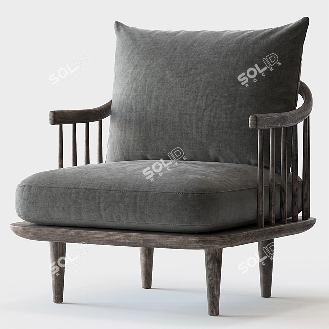 Modern Fly Chair: SC10 & Tradition 3D model image 1