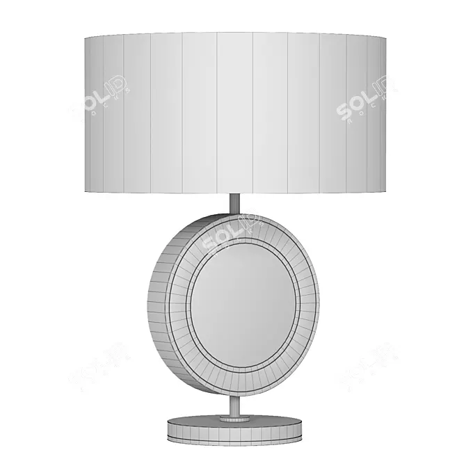 Elegant Tier Table Lamp 3D model image 2