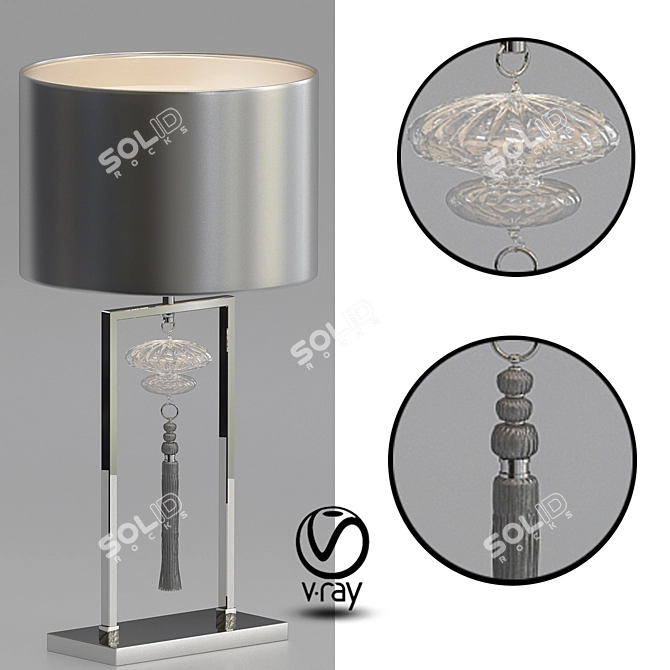 Elegant Constance Lighting Fixture 3D model image 1