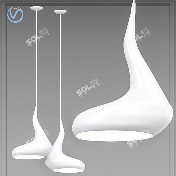 Intriguing Pendant Lamp 3D model image 1