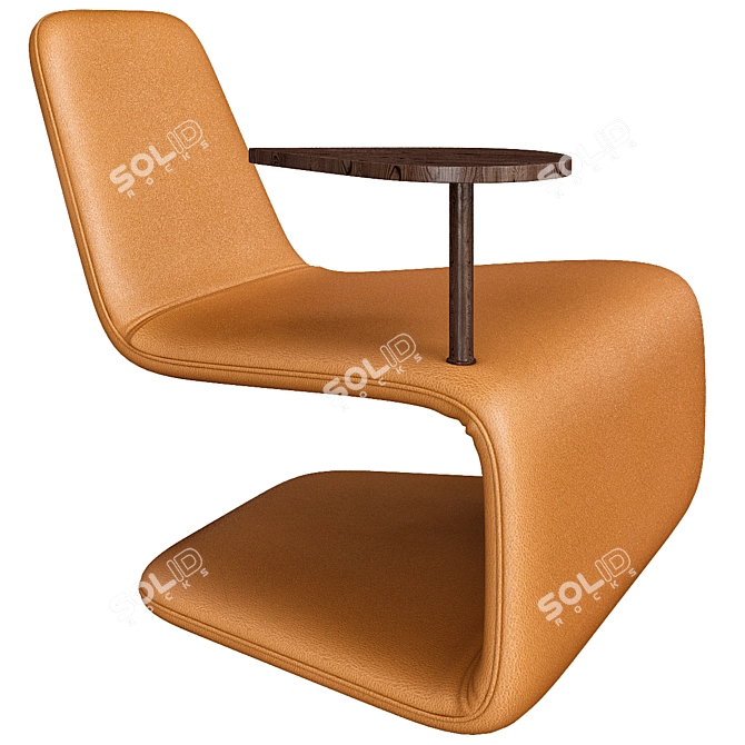 Modern Urban Lounge Set 3D model image 1