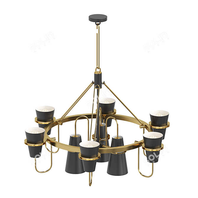Modern Designer Lamp: Lampatron REINAR B 3D model image 2