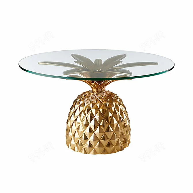 Tropical Pineapple Table 3D model image 2