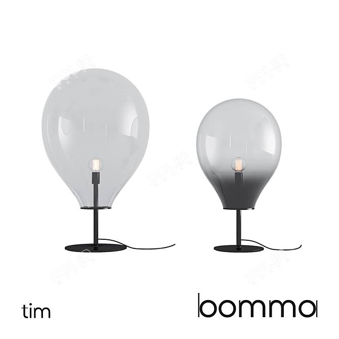 Exquisite Glass Tim Bomma: Masterful Lighting 3D model image 2