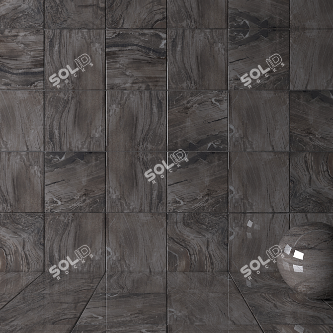 FLAVIKER Supreme Exotic Brown Wall Tiles 3D model image 2