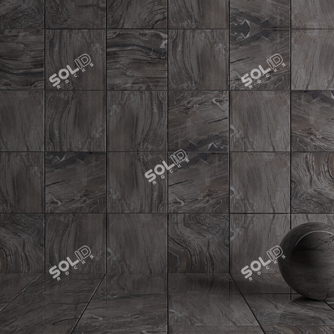 FLAVIKER Supreme Exotic Brown Wall Tiles 3D model image 3