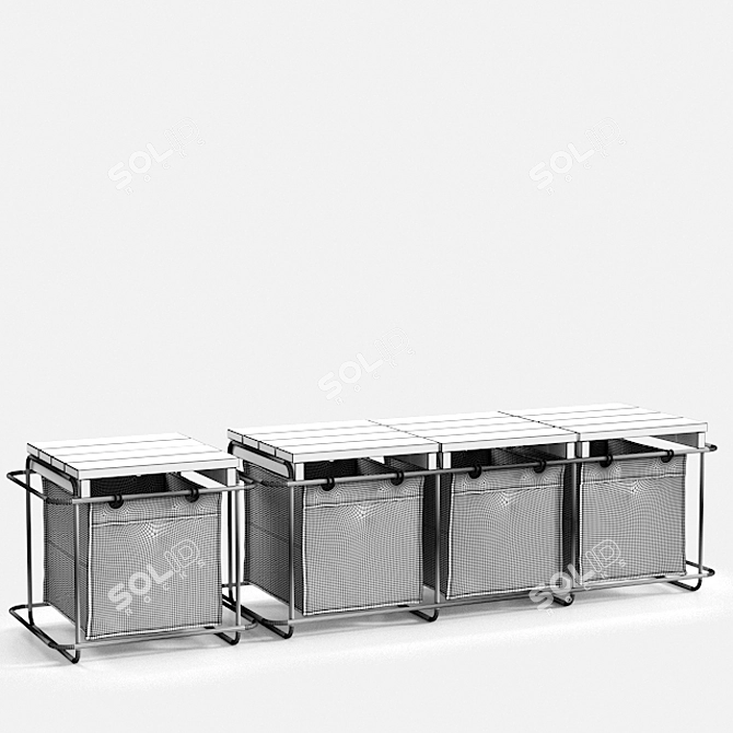 bartmannberlin GRIT Indoor Bench 3D model image 3