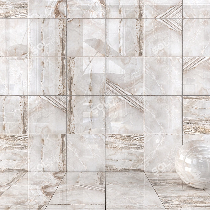 Flaviker Supreme Onix Prestige Wall/Floor Tiles 3D model image 1