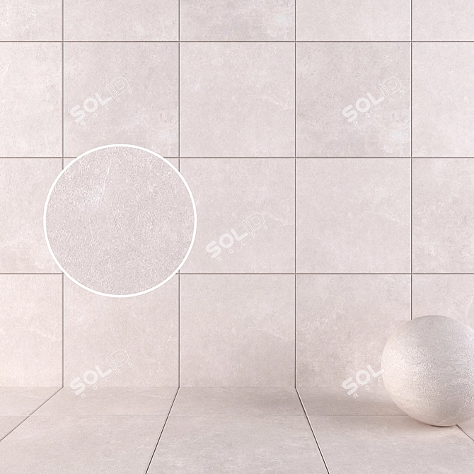 FLAVIKER STILL NOW SAND Wall Tiles 3D model image 1