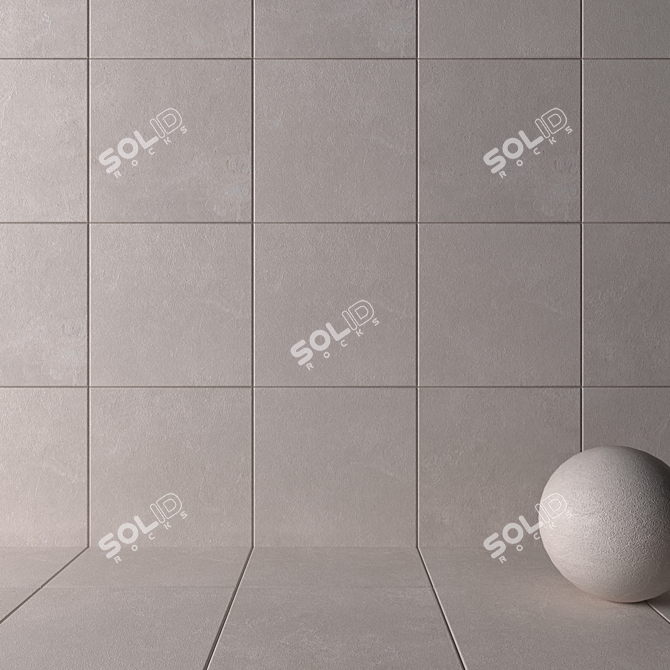 FLAVIKER STILL NOW SAND Wall Tiles 3D model image 2