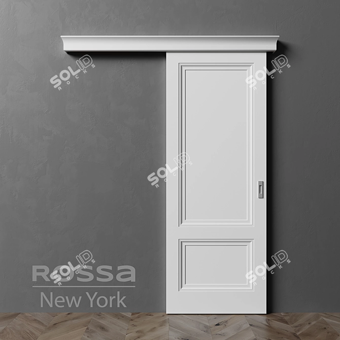 ROSSA NY RD1001 Interior Sliding Door 3D model image 1