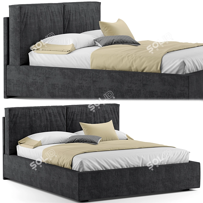 Luxury Cat Bed for Felis George 3D model image 1