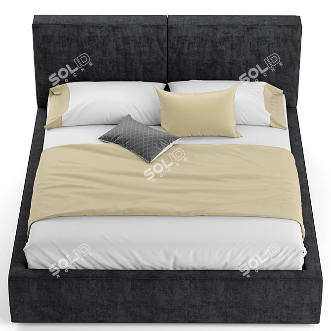 Luxury Cat Bed for Felis George 3D model image 2