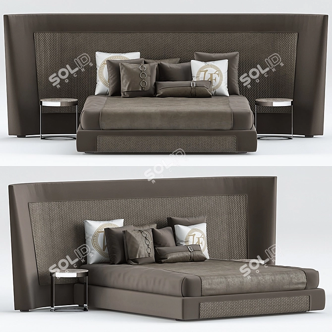 Duse Bed 2013 - Modern and Stylish 3D model image 1