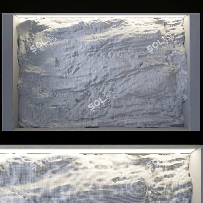 Natural Rock Wall Art 3D model image 3