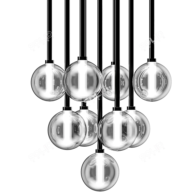 Elegant 3D Lamp: Capo d'Opera Brillo 3D model image 2