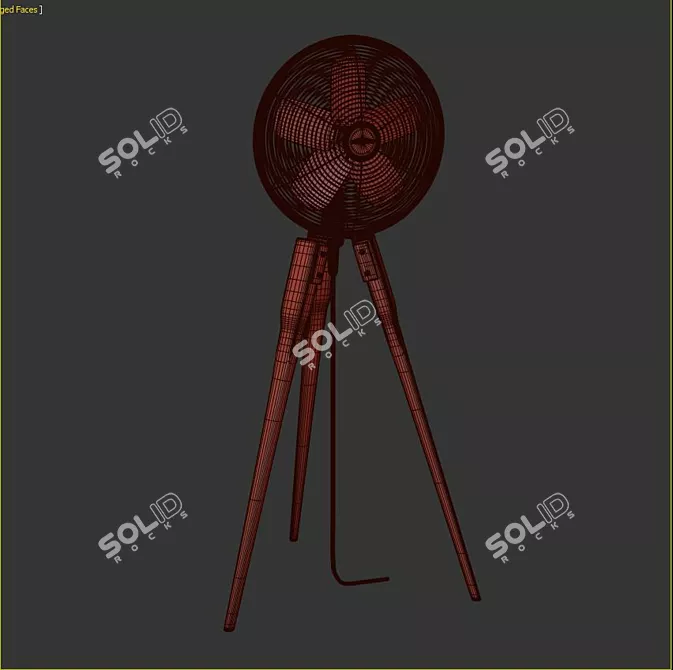 Arden 21" Pedestal Fan - Cool and Breezy 3D model image 3