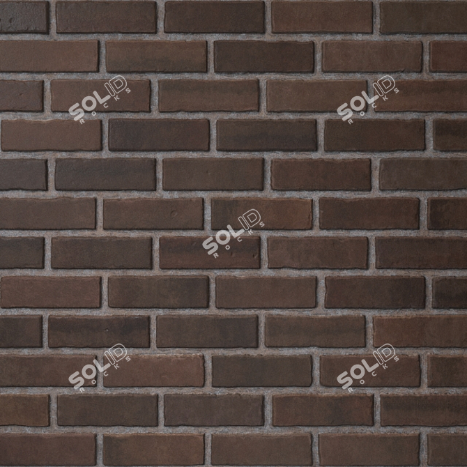 Brickwork: Versatile 5x5m Wall Design 3D model image 3