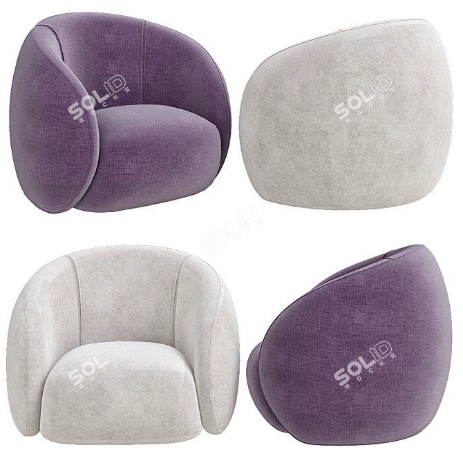 Elegant Comfort: Sesta Botero 3D model image 1